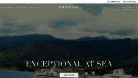 What Crystalcruises.com website looked like in 2023 (1 year ago)