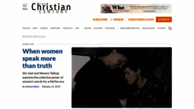 What Christiancentury.org website looked like in 2023 (1 year ago)