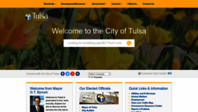 What Cityoftulsa.org website looked like in 2023 (1 year ago)