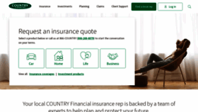What Countryfinancial.com website looked like in 2023 (1 year ago)