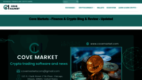 What Covemarkets.com website looked like in 2023 (1 year ago)