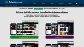 What Collectorz.com website looked like in 2023 (1 year ago)