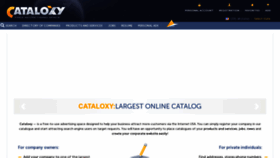 What Cataloxy.us website looked like in 2023 (1 year ago)