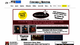 What Concordmonitor.com website looked like in 2023 (1 year ago)