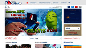 What Cuba.cu website looked like in 2023 (1 year ago)