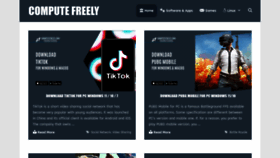 What Computefreely.org website looked like in 2023 (1 year ago)