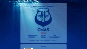 What Cmas.org website looked like in 2023 (1 year ago)