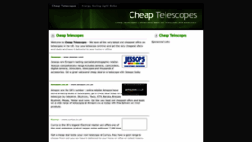 What Cheaptelescopes.co.uk website looked like in 2023 (1 year ago)