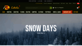 What Cabelas.ca website looked like in 2023 (1 year ago)