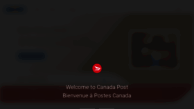 What Canadapost.ca website looked like in 2023 (1 year ago)