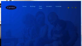 What Carrier.com website looked like in 2023 (1 year ago)