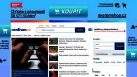 What Centrum.cz website looked like in 2023 (1 year ago)