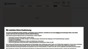 What Chefkoch.de website looked like in 2023 (1 year ago)