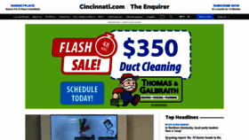 What Cincinnati.com website looked like in 2023 (1 year ago)