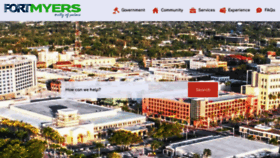 What Cityftmyers.com website looked like in 2023 (1 year ago)