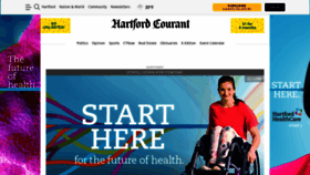 What Courant.com website looked like in 2023 (1 year ago)
