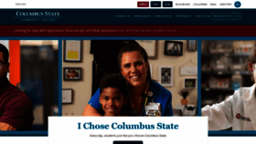 What Cscc.edu website looked like in 2023 (1 year ago)