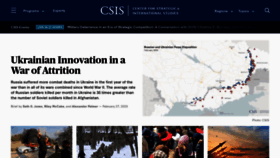 What Csis.org website looked like in 2023 (1 year ago)