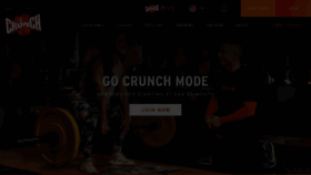 What Crunch.com website looked like in 2023 (1 year ago)