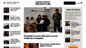 What Csmonitor.com website looked like in 2023 (1 year ago)