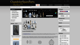 What Chandelierspareparts.com website looked like in 2023 (1 year ago)