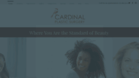 What Cardinalplasticsurgery.com website looked like in 2023 (1 year ago)