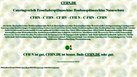What Cfhn.de website looked like in 2023 (3 years ago)