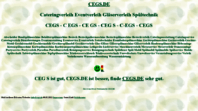 What Cegs.de website looked like in 2023 (2 years ago)