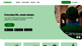 What Careem.com website looked like in 2023 (1 year ago)
