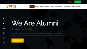 What Cftrialumni.com website looked like in 2023 (1 year ago)