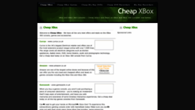 What Cheapxbox.co.uk website looked like in 2023 (1 year ago)