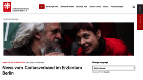 What Caritas-berlin.de website looked like in 2023 (1 year ago)