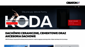 What Creaton.pl website looked like in 2023 (1 year ago)
