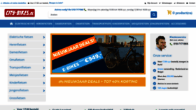 What City-bikes.nl website looked like in 2023 (1 year ago)