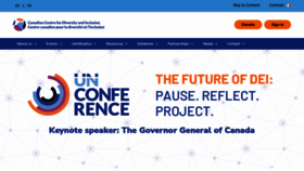What Ccdi.ca website looked like in 2023 (1 year ago)