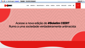 What Ceert.org.br website looked like in 2023 (3 years ago)