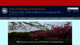 What Cityofshelton.org website looked like in 2023 (1 year ago)