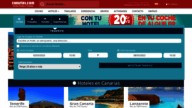 What Canarias.com website looked like in 2023 (1 year ago)