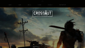 What Crossout.net website looked like in 2023 (1 year ago)