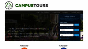 What Campustours.com website looked like in 2023 (1 year ago)