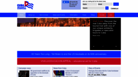 What Cuba-solidarity.org.uk website looked like in 2023 (1 year ago)