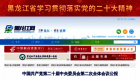 What Chinahlj.cn website looked like in 2023 (1 year ago)