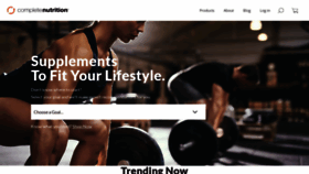 What Completenutrition.com website looked like in 2023 (1 year ago)