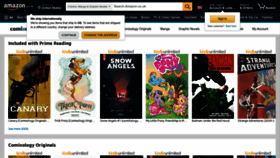 What Comixology.co.uk website looked like in 2023 (1 year ago)