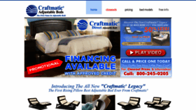 What Craftmatic.com website looked like in 2023 (1 year ago)