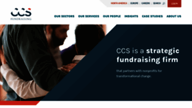 What Ccsfundraising.com website looked like in 2023 (1 year ago)