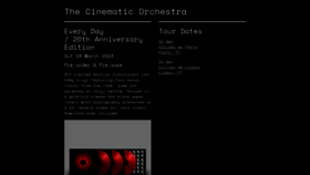 What Cinematicorchestra.com website looked like in 2023 (1 year ago)
