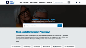 What Canadapharmacydepot.com website looked like in 2023 (1 year ago)