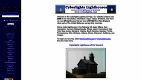 What Cyberlights.com website looked like in 2023 (1 year ago)