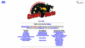 What Crowsdarts.com website looked like in 2023 (1 year ago)